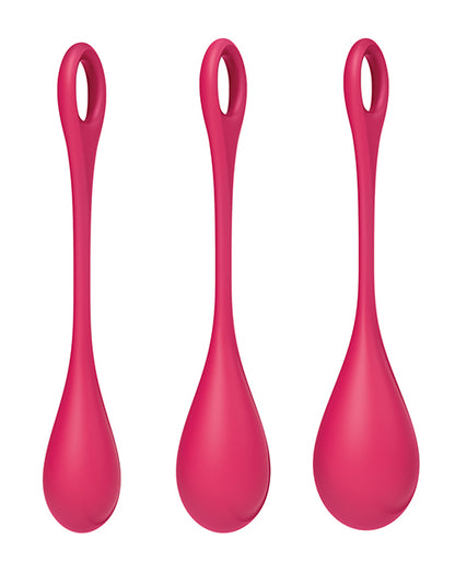 Satisfyer Yoni Power 1 Balls Training Set - Red