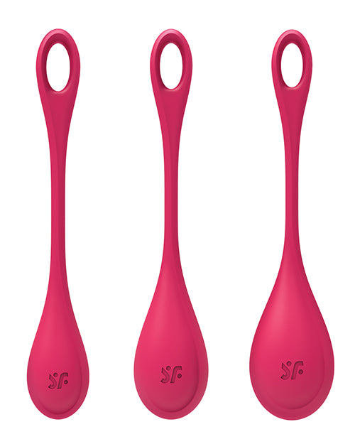 Satisfyer Yoni Power 1 Balls Training Set - Red