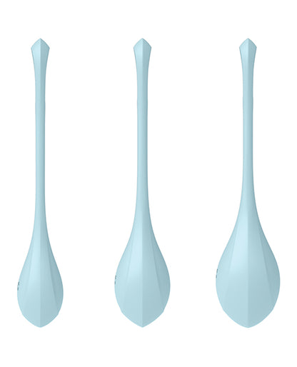 Satisfyer Yoni Power 2 Balls Training Set - Light Blue