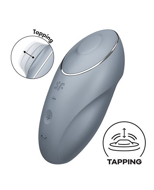 Satisfyer Tap & Climax 1 - Blue/Grey