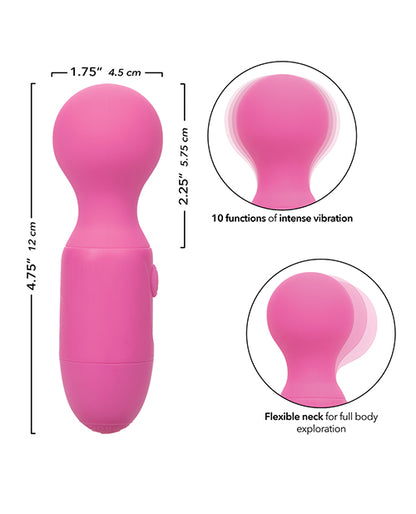 First Time Rechargeable Vibrator Massager - Pink