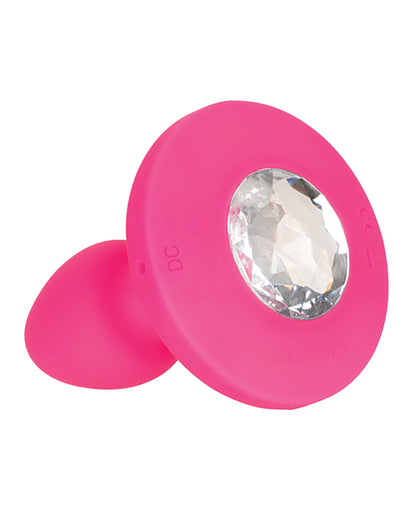 Cheeky Gems Small Rechargeable Vibrating Probe - Pink