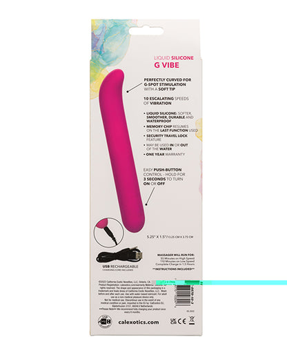 Bliss Liquid Silicone G Vibe - Pink