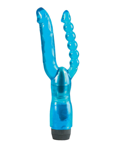 Crystalessence 5" Dual Penetrator - Blue