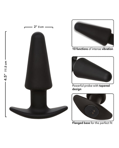 Rock Bottom Tapered Anal Probe - Black