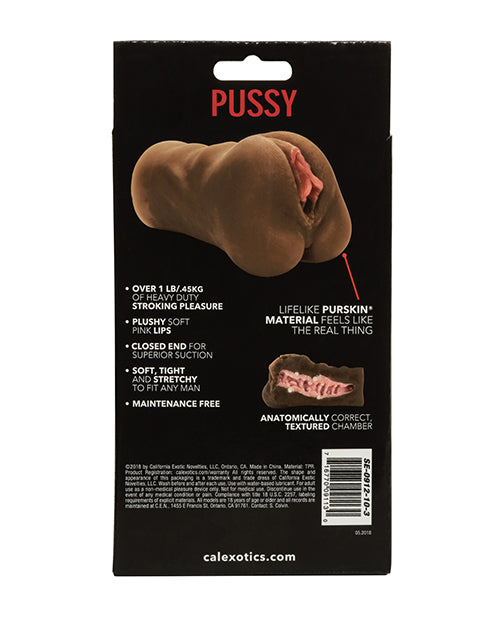 Stroke It Pussy Masturbator - Brown