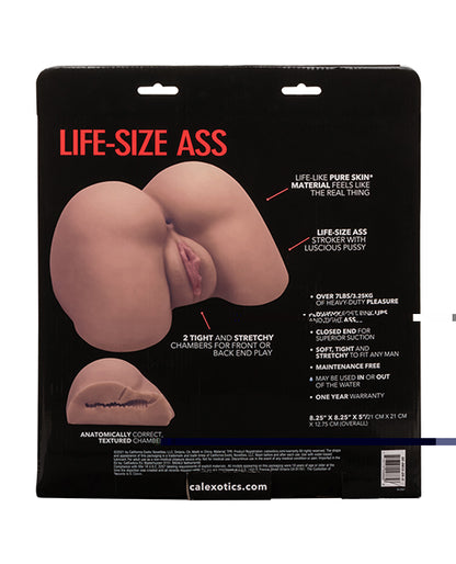 Stroke It Life Size Ass - Brown