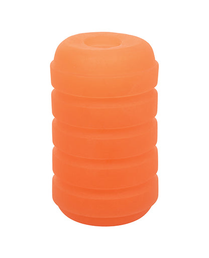 Pop Sock Ribbed Masturbator - Orange