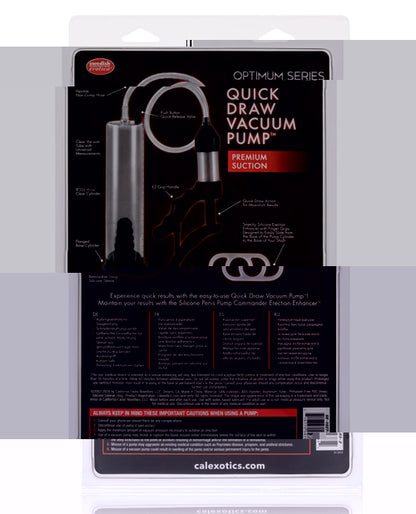 Quick Draw Vacuum Pump - Clear