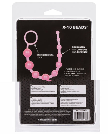 X-10 Beads - Pink