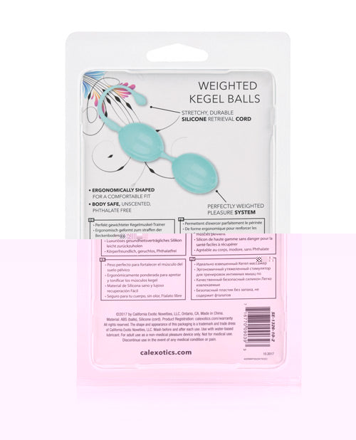 Weighted Kegel Balls - Teal