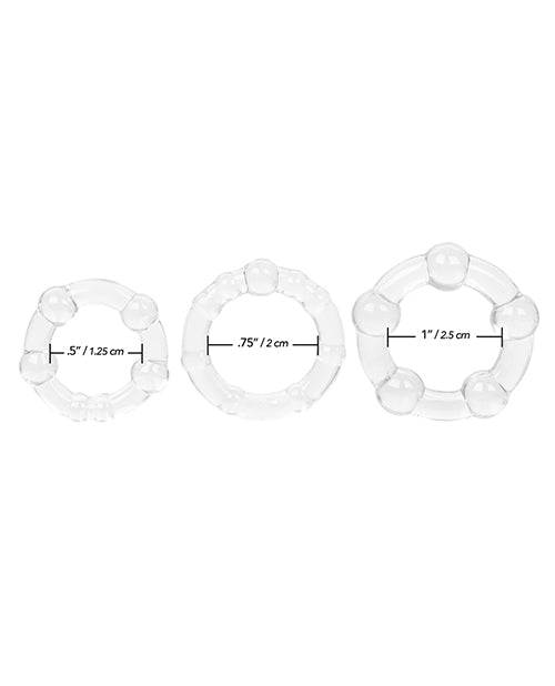 Silicone Island Rings - Clear