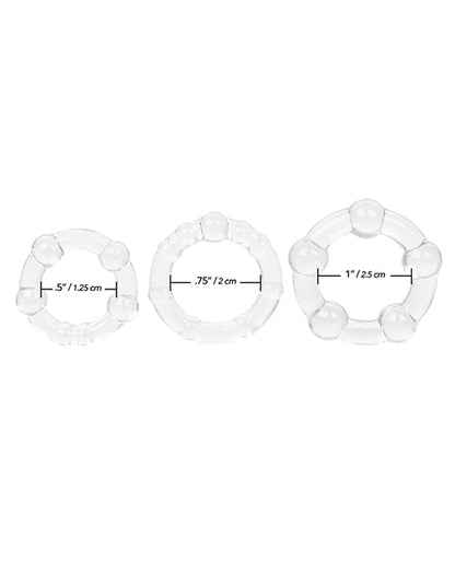 Silicone Island Rings - Clear