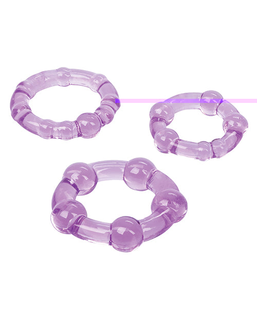 Silicone Island Rings - Purple