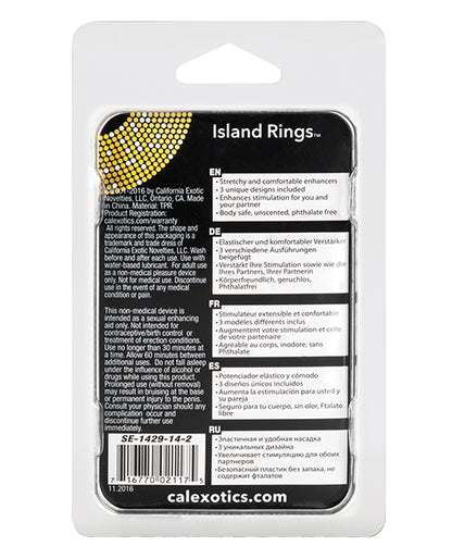 Silicone Island Rings - Purple