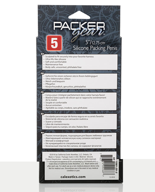 Packer Gear 5" Silicone Packing Penis - Tan