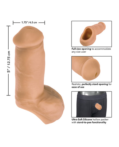 Packer Gear 5" Ultra Soft Silicone STP - Tan