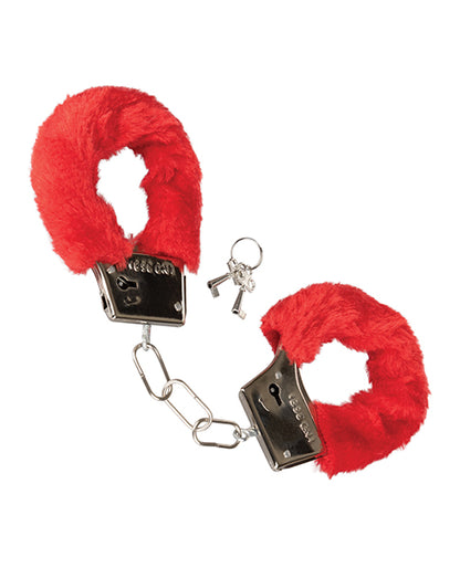 Playful Furry Cuffs - Red