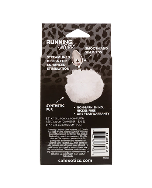 Running Wild White Bunny Tail Anal Probe