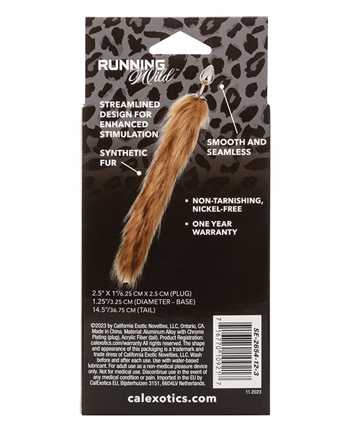 Running Wild Brown Tail Metallic Anal Probe