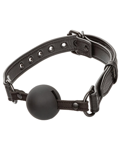 Nocturnal Collection Silicone Ball Gag - Black