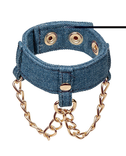 Ride 'Em Premium Denim Collection Wrist Cuffs