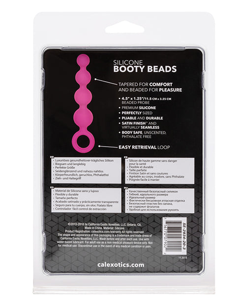 Calexotics Silicone Booty Beads - Pink