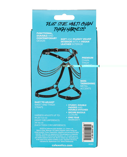 Euphoria Collection Plus Size Multi Chain Thigh Harness