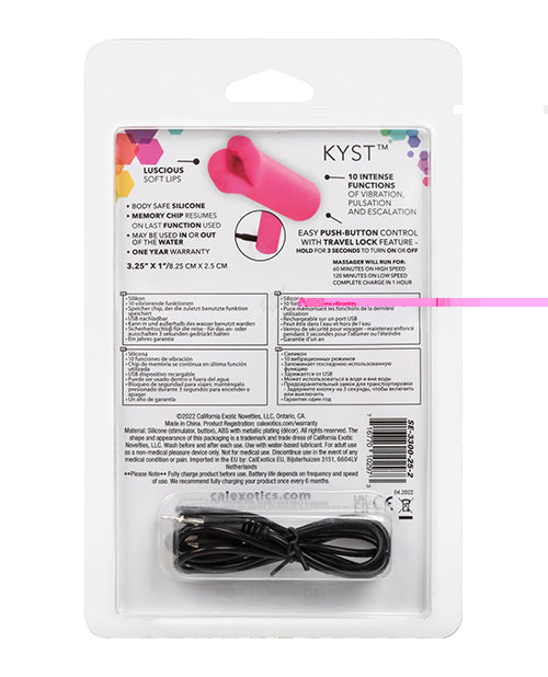 Kyst Lips Petite Massager - Pink