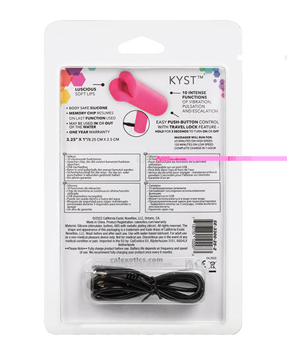 Kyst Lips Petite Massager - Pink