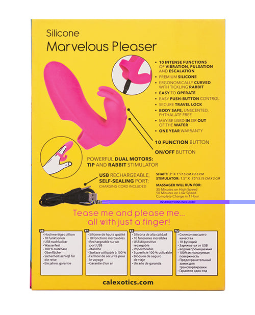 Mini Marvels Silicone Marvelous Pleaser - Pink