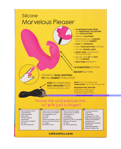 Mini Marvels Silicone Marvelous Pleaser - Pink