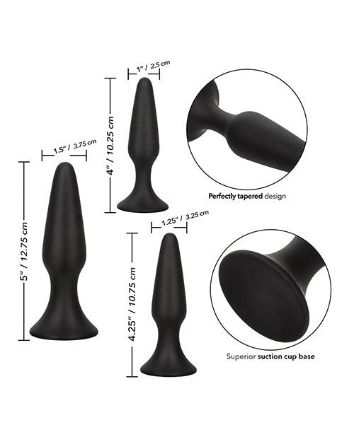 COLT Silicone Anal Trainer Kit - Black