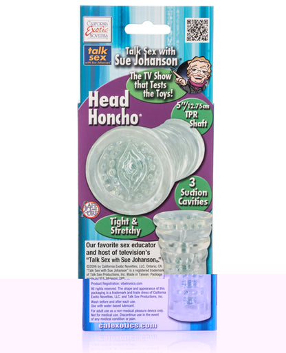 Sue Johanson Head Honcho - Clear