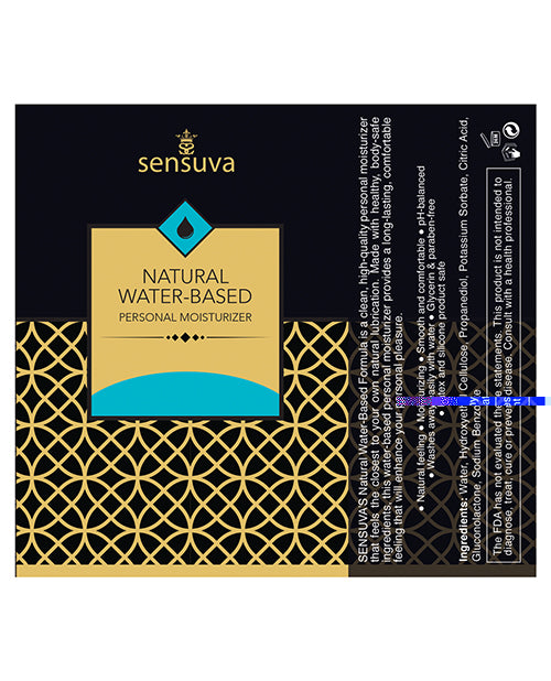 Sensuva Natural Water Based Personal Moisturizer - 4.23 oz Unscented