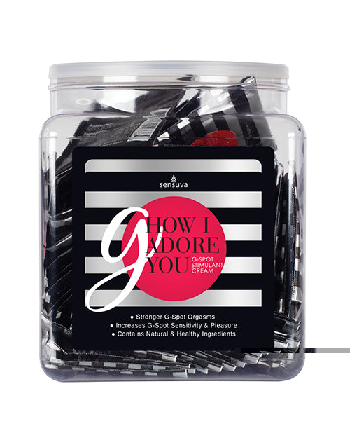 G How I Adore you G-Spot Enhancement Cream - Tub of 100 Single Use Packet