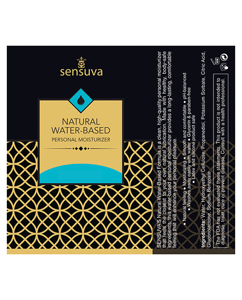 Sensuva Natural Water Based Personal Moisturizer - 1.93 oz Unscented