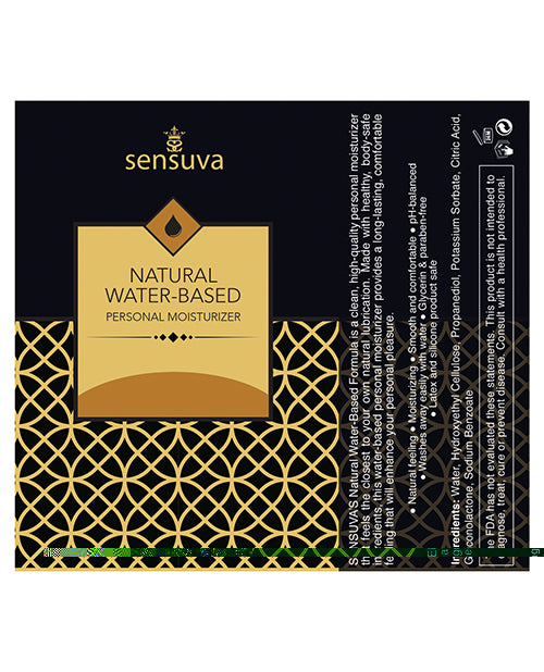 Sensuva Natural Water Based Personal Moisturizer - 1.93 oz Salted Caramel