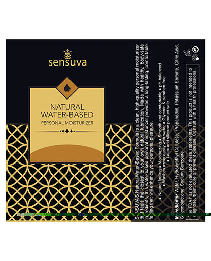 Sensuva Natural Water Based Personal Moisturizer - 1.93 oz Salted Caramel