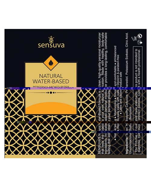 Sensuva Natural Water Based Personal Moisturizer - 1.93 oz Butter Rum