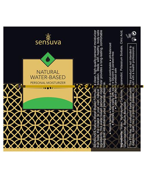 Sensuva Natural Water Based Personal Moisturizer - 4.23 oz Apple Candy