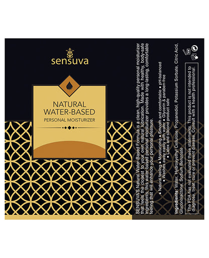 Sensuva Natural Water Based Personal - 4.23 oz Salted Caramel