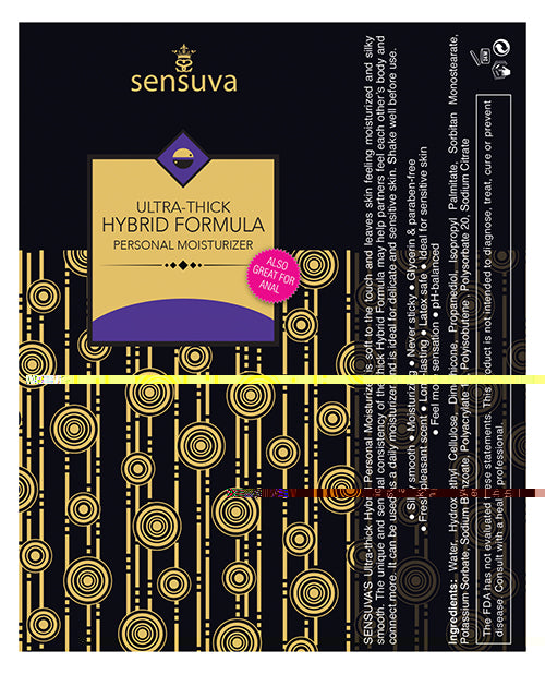 Sensuva Ultra Thick Personal Moisturizer - 1.7 oz Unscented