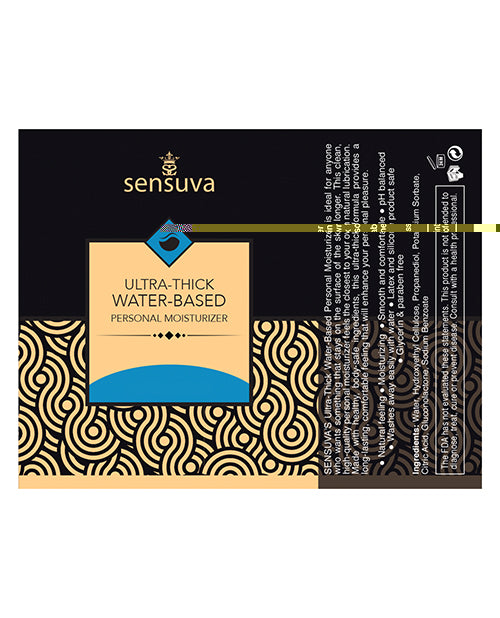 Sensuva Ultra Thick Water Based Personal Moisturizer - 1.93 oz Unscented