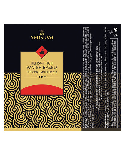 Sensuva Ultra Thick Water Based Personal Moisturizer - 4.23 oz  Strawberry