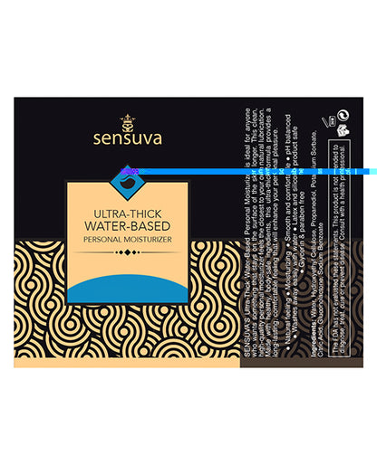 Sensuva Ultra Thick Water Based Personal Moisturizer - 8.12 oz Unscented