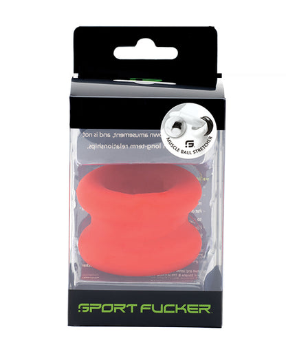 Sport Fucker Silicone Muscle Ball Stretcher - Red