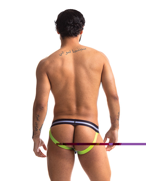 Sport Fucker Jersey Jock - XL Black/Black