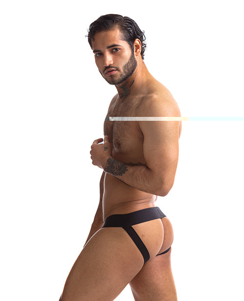 Sport Fucker Jersey Jock - L Black/Green