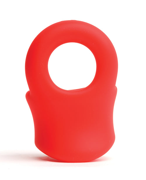 Sport Fucker Silicone Baller Ring - Red